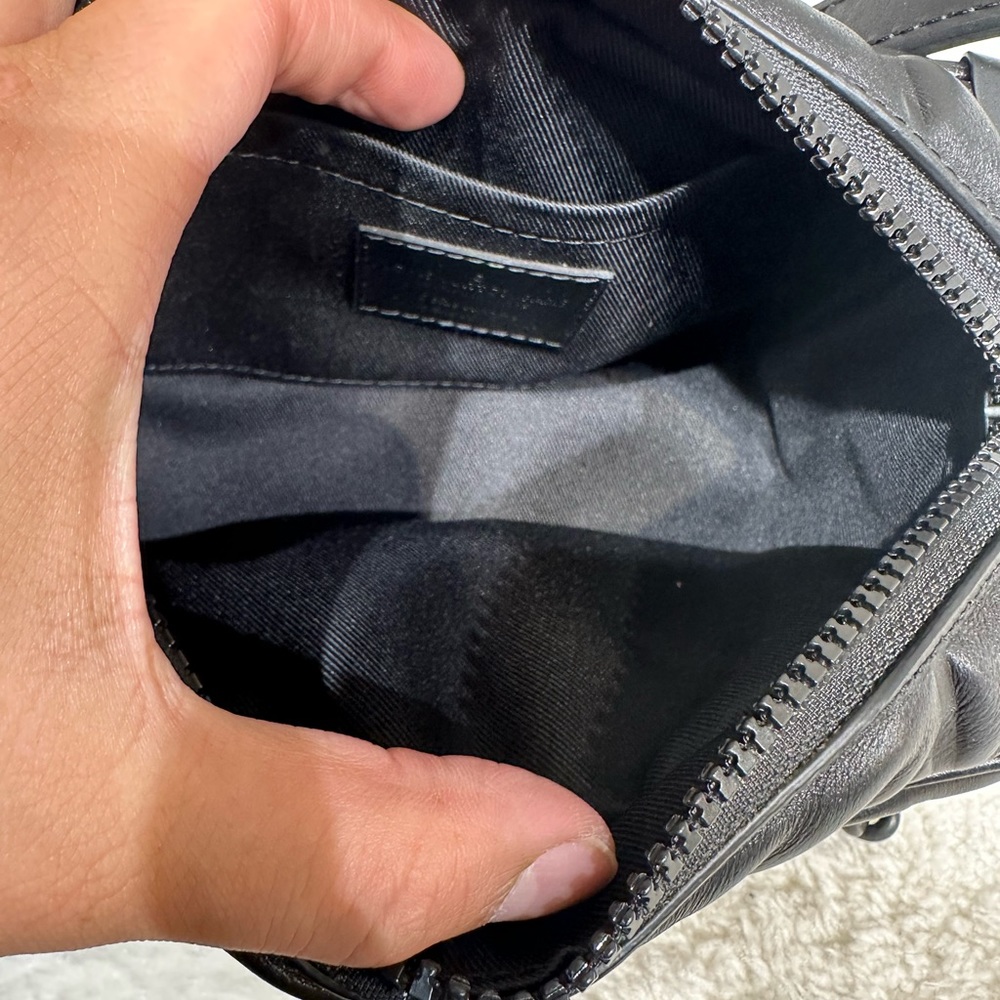 Louis Vuitton Black Leather Limited Edition Soft Trunk Shoulder Bag - Picture 10 of 11